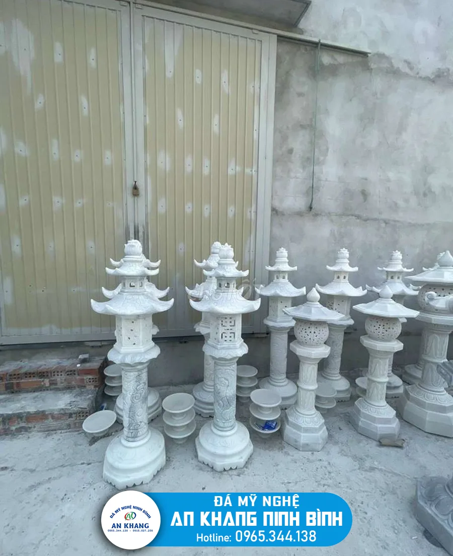 Đèn đá còn là vật phong thủy xua đuổi tà khí, mang lại may mắn, tài lộc và thịnh vượng cho gia chủ.