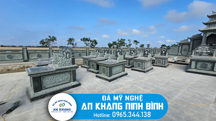 Mẫu khu lăng mộ đá mỹ nghệ tại Ninh Bình